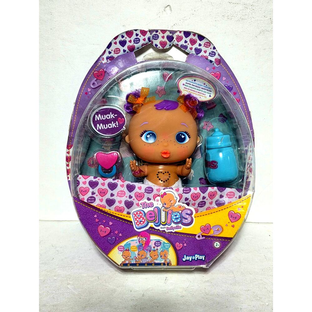Jay Play The Bellies Bellyville Muak Muak 8" Doll with accessories